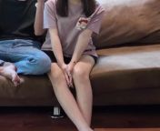 Recommend me a jav movie with girl wearing normal t-shirt and shorts and perfect attractive glowing legs from movie jav erotic