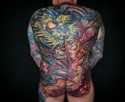 My back by Tipan Pete from Fat Anchor in Newquay UK. from tv anchor srimukhi nudeva