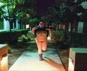 36f/ wife&#39;s on one of her public nude walks last night from izone public nude