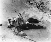 Finnish soldier killed near the village of Ka?ma?ra? in the sector of the Soviet 50th Rifle Corps, 7th Army, North-Western Front, Winter War, 1940 from bade choch wali randi ka milk nikala in