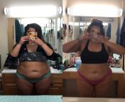 F/25/53 [180lbs&amp;gt;20lbs=160lbs] From April 2018 to May 23 - Im not where I want to be but Im getting there and this photo is a good reminder of where I started - NSFW from bur fat photo