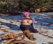 Winter Hiking = Hard Nips from boss xxx hiking hard sex com