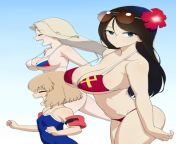 Day 34 Of Our Bikini Nonna Addiction! The Girls Are Going To The Beach! Klara And Kat Look Excited, But Nonna Seems To Have Her Mind On Something Else, I Wonder What? from profumo di nonna 