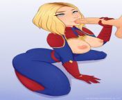 Captain Marvel is about to use her greatest power the Deepthroat (Dimedrolly) [Marvel Comics, Avengers, Captain Marvel] from captain marvel porn