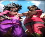 Caulifla and Kale (EliteNappa) [Dragon Ball Super] from dragon ball gt episode