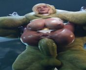 Power Girl Anal Fuck From Hulk (Dom3D) from www power girl sexy fuck