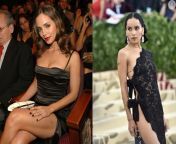 Eliza Dushku vs Zoe Kravitz. Pick one to have sex with. Also pick one who you think sucks dick better from png sucks