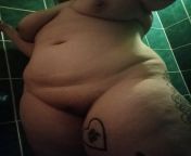 Soft BBW being sneaky in the bar bathroom... from being sneaky in bathroom