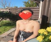 Thai tits bathing in the sun after sauna ??????? from thai nude bathing