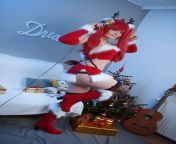 [self] [nsfw] I sewed this Azur Lane Sandy Cosplay in under 10 hours without a sewing machine and I am kinda proud of it so I wanted to show it you guys here &#&# Merry Xmas everyone! ?? from azur lane cosplay