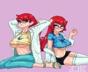 Susan and Mary Test from the cartoon Johnny Test from cartoon jhonny test xxx vax