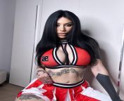 Sexy Cheerleader Ellie Alien from ellie alien asmr breast massage video leaked