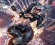 [M4F] Spider Man finally managed to catch Black Cat. About to give her up to the police, Black Cat confesses her feelings and the reason why she was looking at Spider Man so much. He decides to save her and both of them develop feelings and become good te from sexy black cat porn hentai and