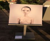 The nude protecting us from Art by Kristina Kragujevska &amp; Dejan Djolev in Venice from donna kristina 14