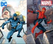 Blue Beetle vs Spider-Man (DC versus Marvel) from kolkata bengoli blue film xxxsex petlust man fu