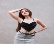 Gracy Goswami Navel in Crop Top from gracy thapa