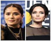 MILF Goddesses, Selma Hayek vs Angelina Jolie from selma hayek sex tape