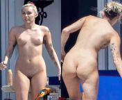 Miley Cyrus doctored naked image, imagine Miley the naturist, I know she has been fully naked before but yum ? from tamil actress nila chopra naked image