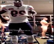Chicago Bears Kyle Long caught not giving a fuck on Instagram Live. (Link to video in comments) ((damn bad quality stream caps.)) from riya moni instagram live recording video