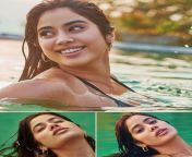 Janhvi Kapoor with a tempting face wearing a satisfied look. Dont know what is such satisfying from sarre bhabhireena kapoor with desi xporn xxx