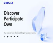 Thrilled to announce the launch of our brand-new website!?? https://metale.world Explore and elevate your creations on-chain with Metale. This is where creators truly hold onto their works, be it stories, comics, songs, videos, or any creative piece. ? from indian adult rain songs videos