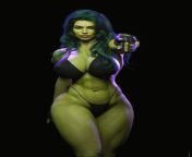 Sexy miss hulk from sexy miss cyprus quickie