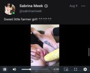 Youve always wanted to watch a little farmer girl w/ her corn, right? ? from farmer girl jess porn