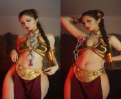 Princess Leia wants to show you everything her hips can do. Princess Leia cosplay by (PixieCat) from princess leia