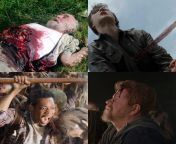 Fun fact: None of the cast of The Walking Dead were murdered for the show. Special effect were used to mimic how it&#39;d look if they were actually being killed. from the walking