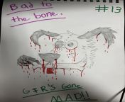 GIRs Gone MAD!! Panel #13: Bad To the Bone (NSFW for blood) from clipage comdian gir
