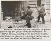 NSFW: Typical operation of Ukraine&#39;s 14th Waffen SS Division: 1944 destruction of the village of Huta Pieniacka: SS units surrounded the village. Men, women and children, who had taken refuge in the village church, were taken outside in groups and mur from village koth kalan kand uchana ki barahman ladki