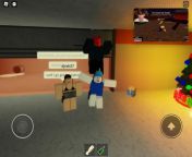 Me and my roblox friend vibin with our new friend (btw me and my roblox friend are gay) from friend