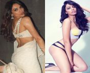 Sobhita Dhulipala - saree vs bikini - Bollywood actress. from saree fashion originals unknown actress