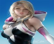 Is there a nude version of this spider gwen art? Gwen Stacy spider-Gwen from nude fake jade pettyjohnn10 on gwen sex cartoon 3gp videon