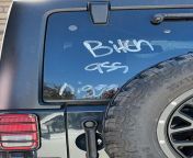 Someone did this to my 16 y/o cousin&#39;s car at a school dance. Her date was one of the few black kids in her school, too. People suck. from black sex www xxx school