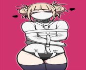 Himiko Toga Straitjacketed and OTN Gagged by Jam-orbital on deviantart! She looks like she&#39;s enjoying her bondage! Soooo cute and sexy! ? Her gag is very snazzy too! from otn gagged girls