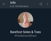 Another new Kik group for those of you who appreciate naked feet, bare feet, soles, toes, all of it! Link in comments from bbb20 feet soles