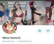 Meryl Sama from meryl sama onlyfans lingerie tease video leaked
