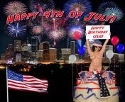 Asian Girl Hitomi Araseki Nude in 4th of July Independence Day Houston Fireworks from official hitomi