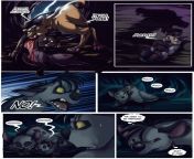 Origin of Janja Page 3. Written by me, drawn by Nauyaco. Blurred out for a bit of blood, fair warning from janja garnbret