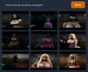 nicki minaj dead by daylight (would she be a killer or a survivor tho?) from huntress dead by daylight