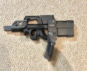 (Beyond cursed)*** I used an adapter to feed my adapter to feed my adapter to feed my adapter to feed my P90. from feed