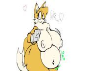 [F4ApM] A wholesome x nsfw roleplay between Sonic The Hedgehog and a rather chonky Tails~ [Preferred if you were into belly stuff!!!] from project x love potion disaster sonic