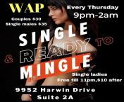 Doors open @ 9pm Every Thursday @ WAP Lounge! from big aunty full open sex boob pussyndian wap telugu felim indhar herohena xxx phoo
