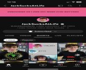 Jack is so close to 3mil subscribers! He needs 11k more. from whitney banks 11k
