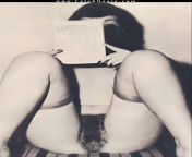 Bettie Page reading sexology magazine and showing off her hairy pussy from mature filipina mom showing me her hairy pussy tits and tongue on