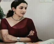 Tisca Chopra bending forward to seduce a man by flashing her cleavage and boobs in desi aunty style thin cotton blouse. These middle class aunty needs to get treated like whores, tear her blouse and grope her boobs to squeeze them until she squirts from h from indian desi aunty bat