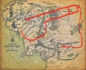 Why didnt they travel past the iron hills, double back and come through the gap of Rohan to the Baranduin, double back to the Iron Hills, travel north then retrace east, then head south to sneak into Mordor? from office scene the gap