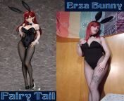 first attempt at an Erza Scarlet cosplay - based off the Erza bunny doll ? from erza scarlet