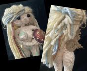 Hippie Chick, Shauna, Crochet, 2021 from shauna brien